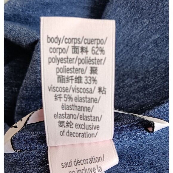 VICTORIA'S SECRET Purple Long Sleeve Pullover Shirt with Cutout Back Size S - Picture 8 of 8